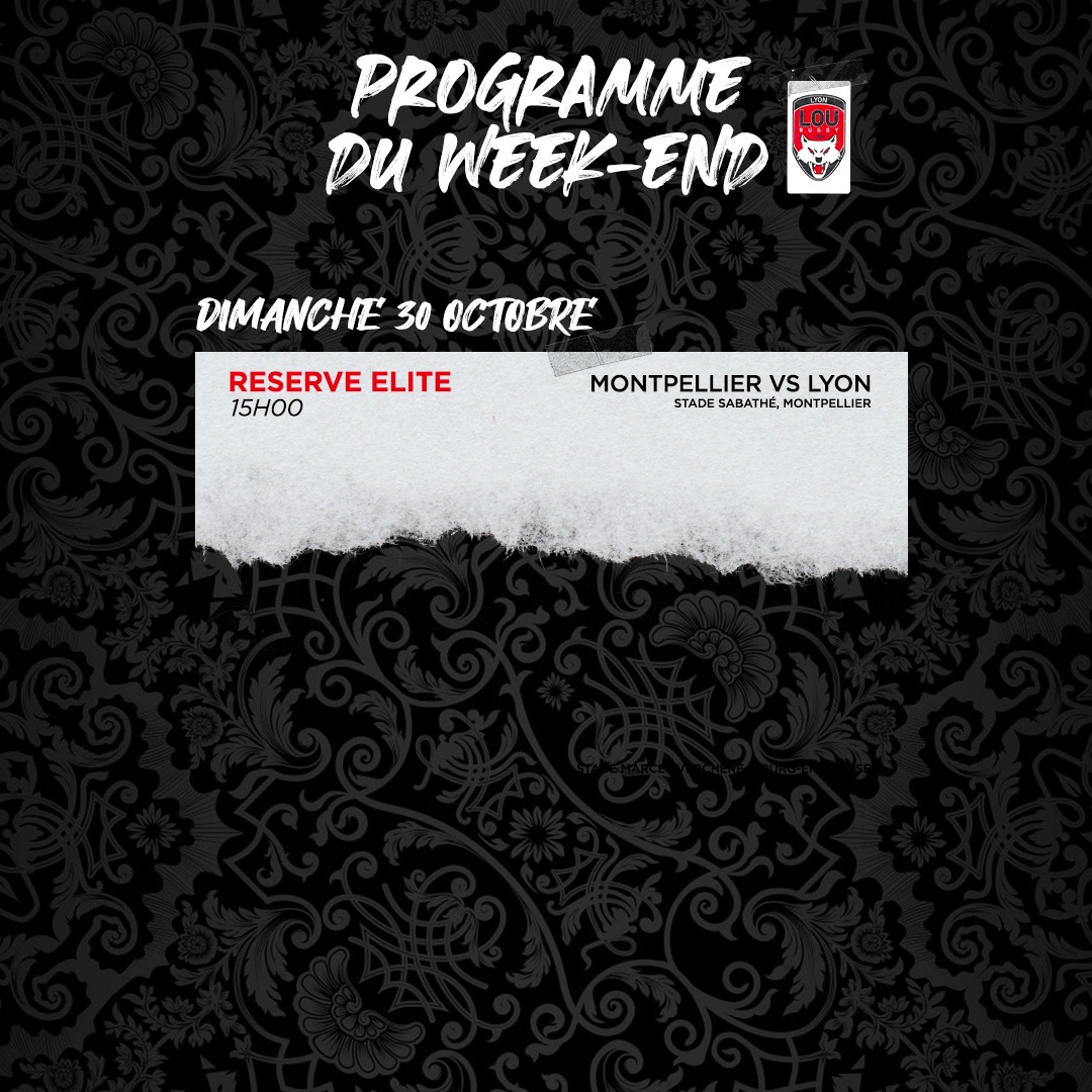 Le Programme Du Week End Lou Association